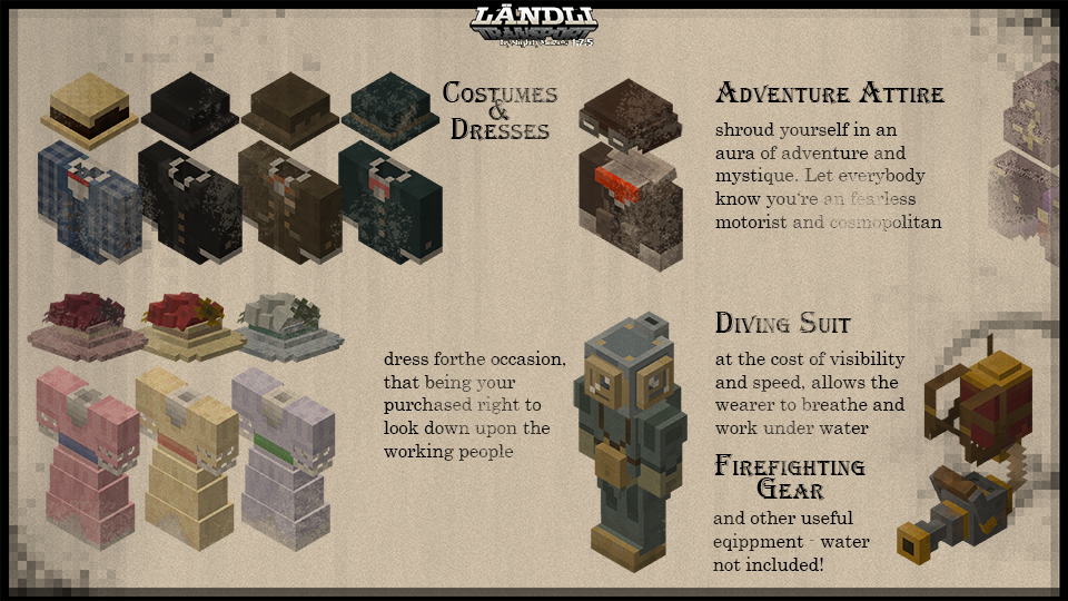 cosmetics and gear