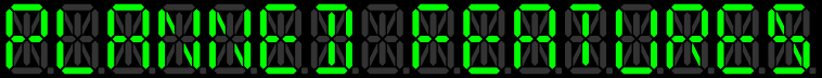 Planned Features