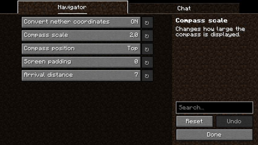 Settings