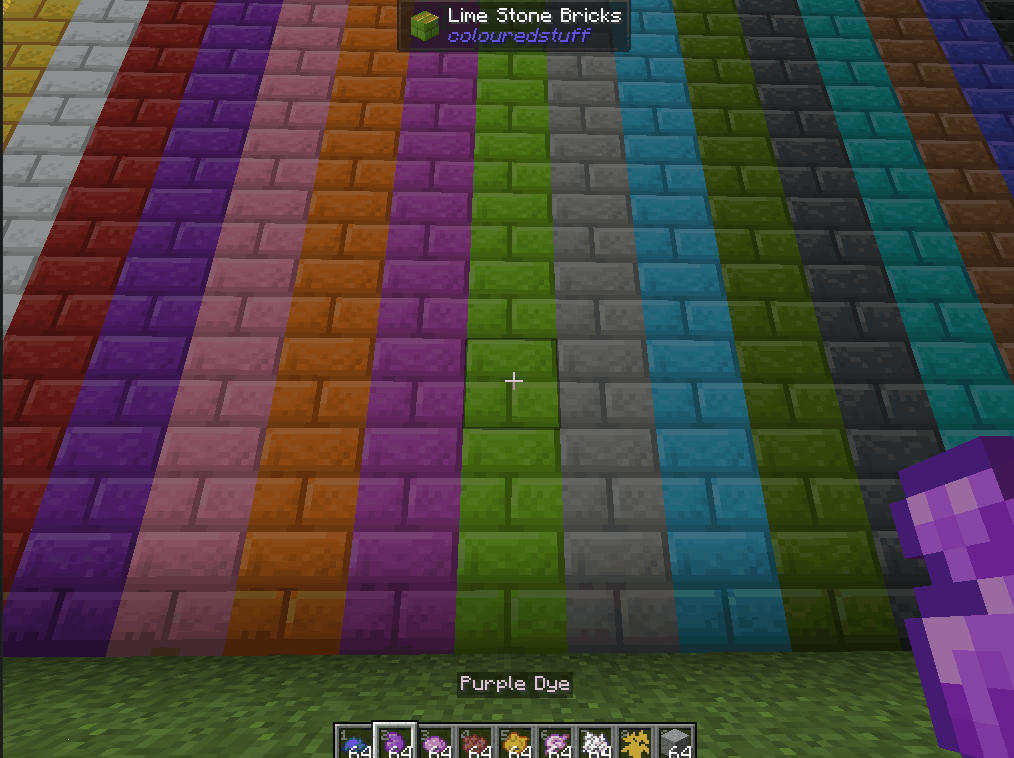 dye bricks