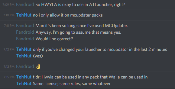 Modpack permissions