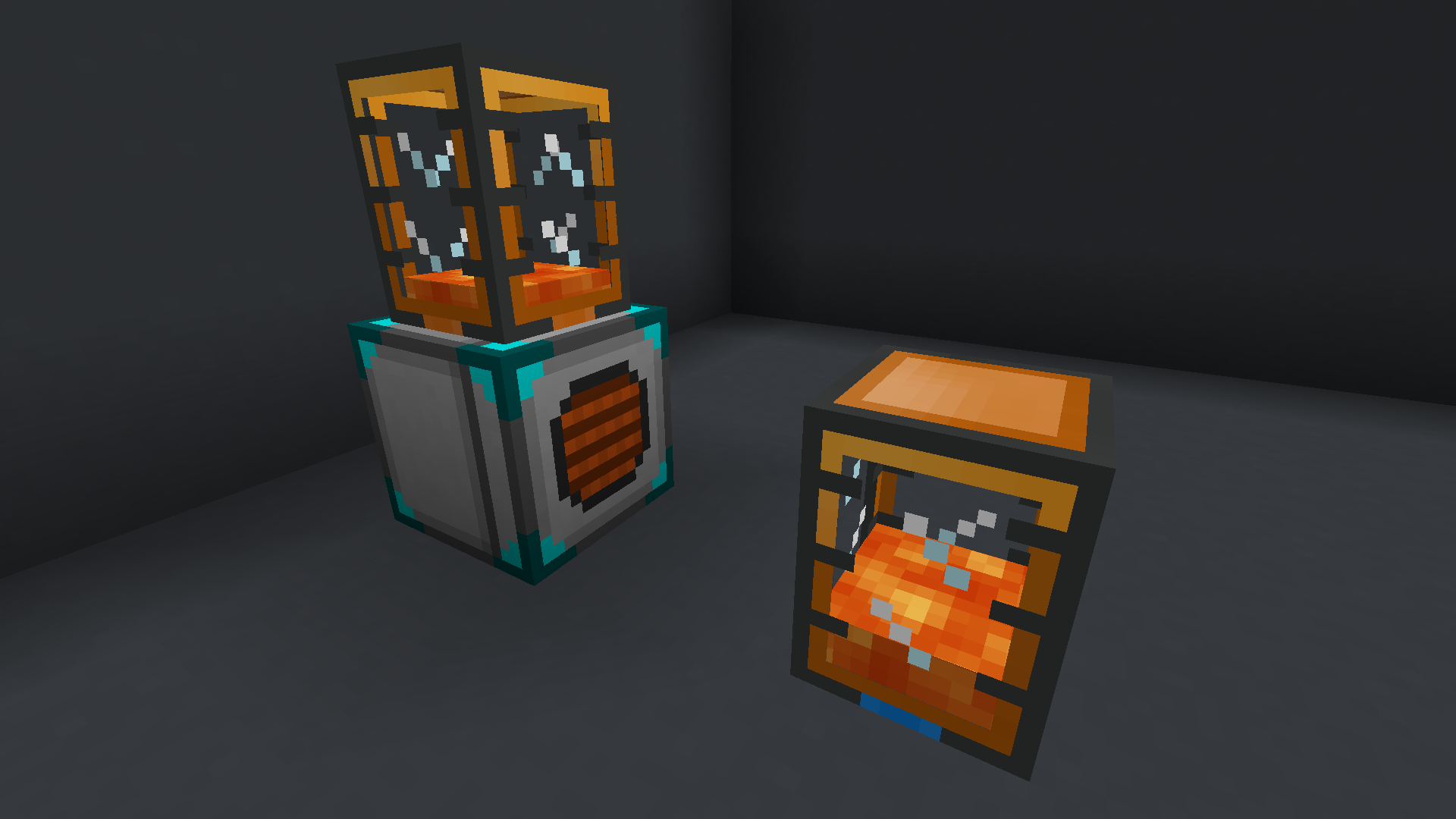 A Directional Condenser transferring lava to another tank.