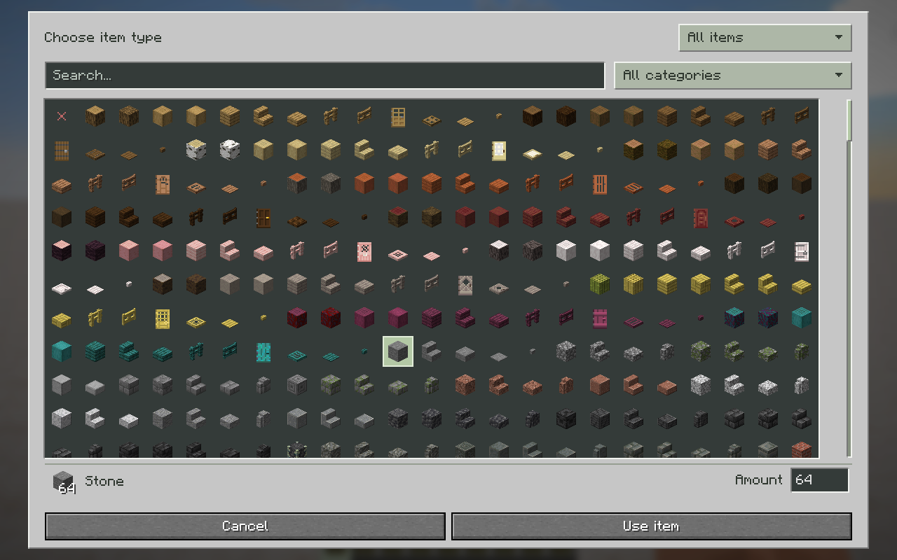 Item browser