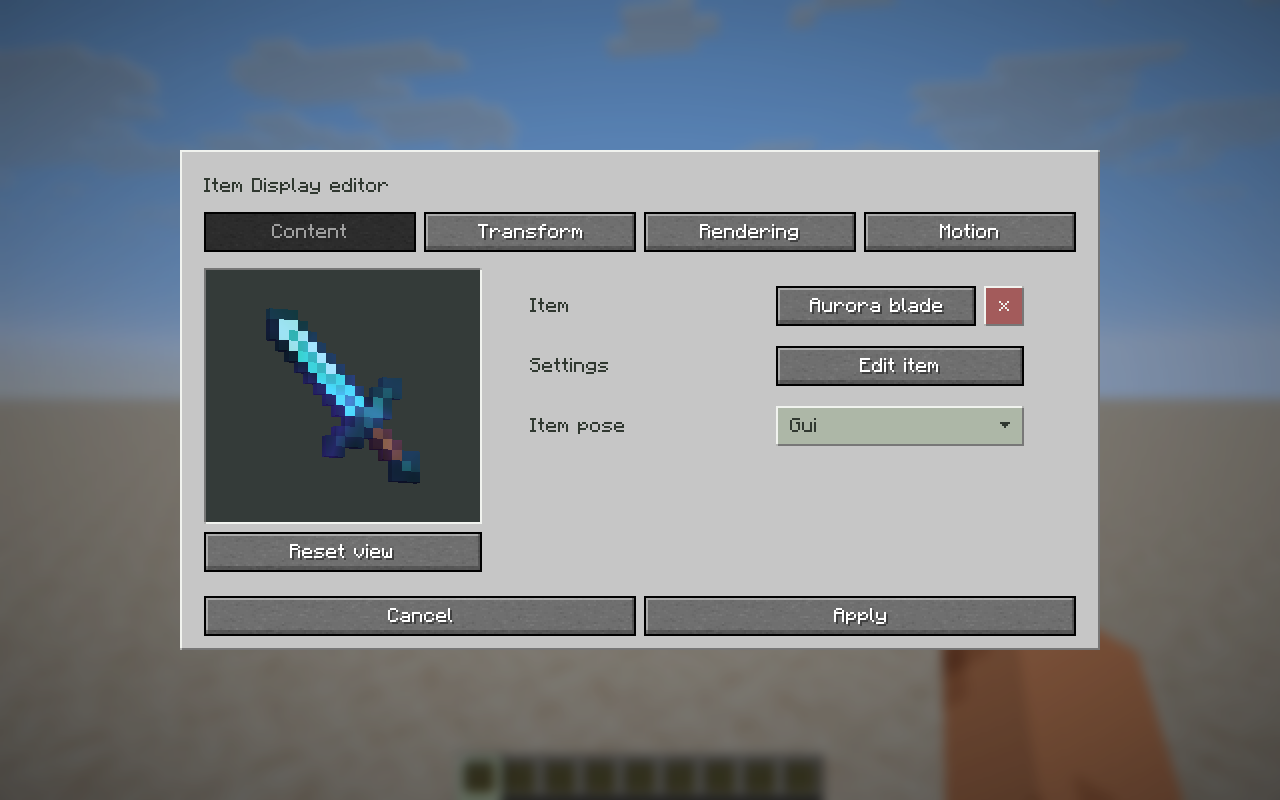 Item Display