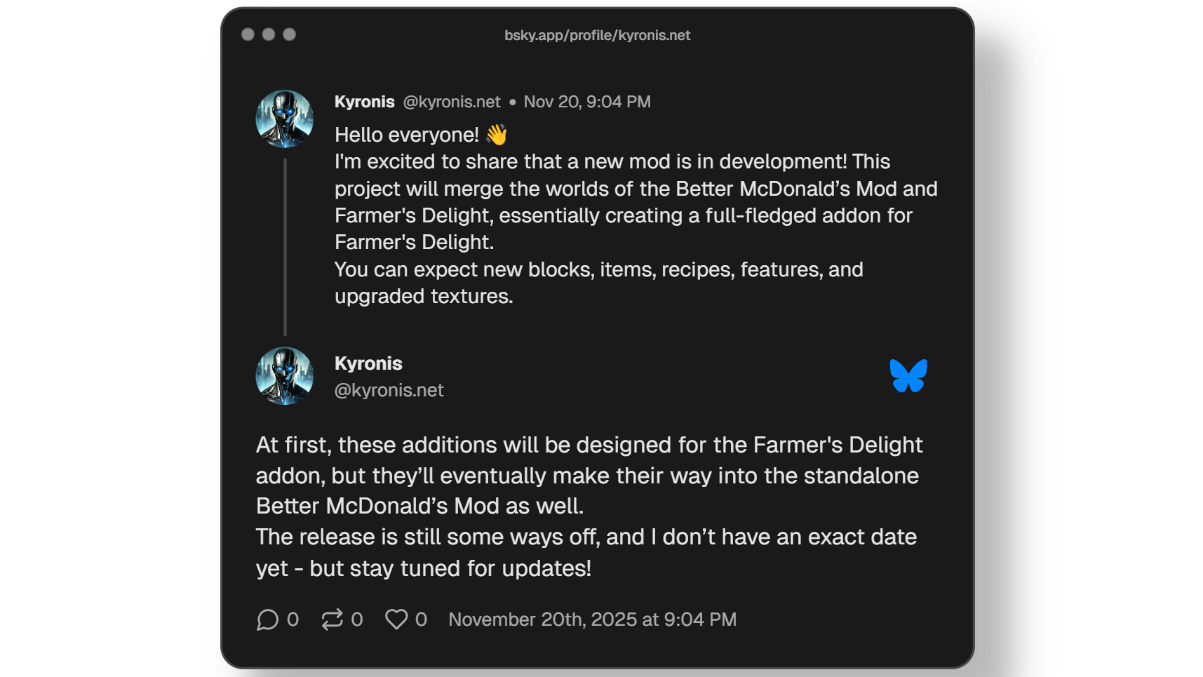 Announcement