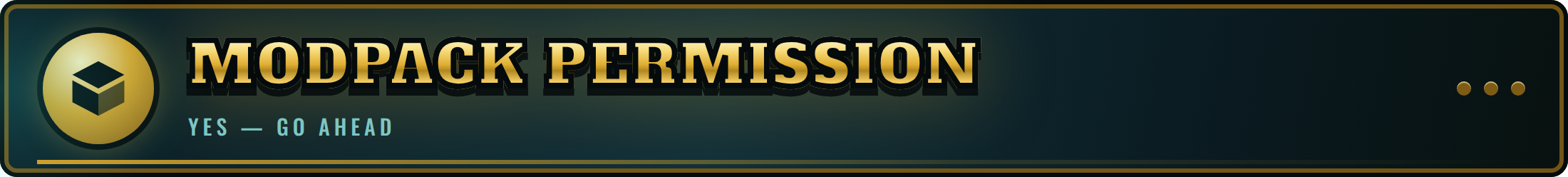 Modpack Permission
