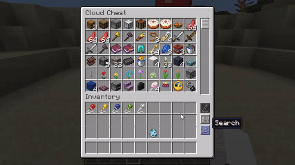 Cloud Chest interface