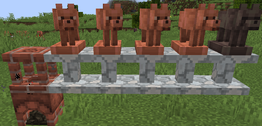 Wolf statue range