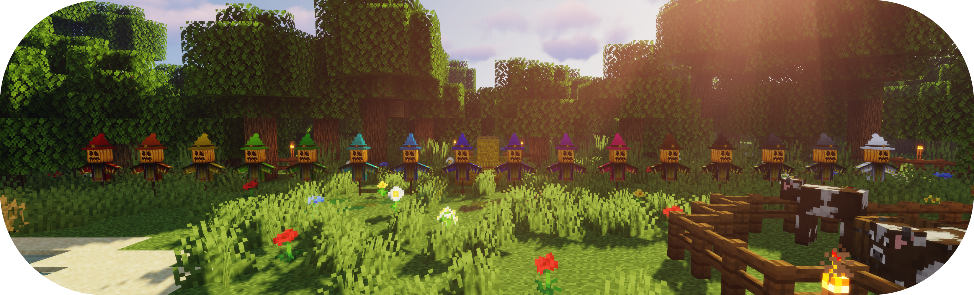 Scarecrows Territory - Colored scarecrows