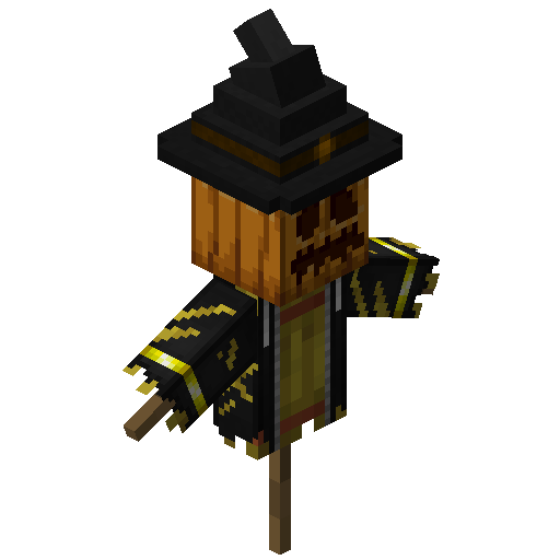 Black scarecrow