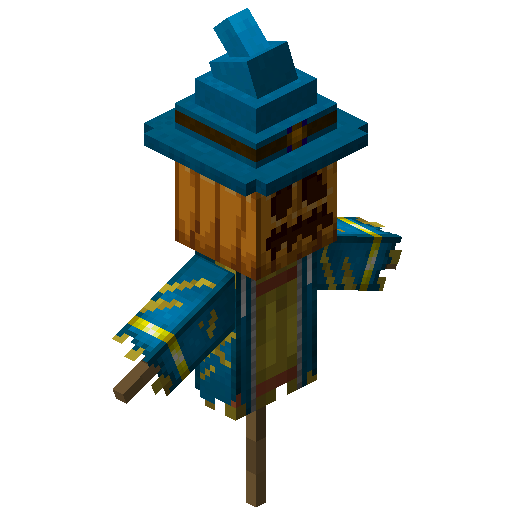 Light blue scarecrow