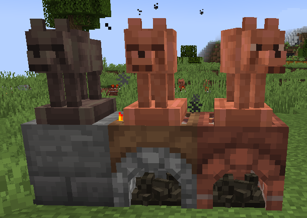 Wolf statue states