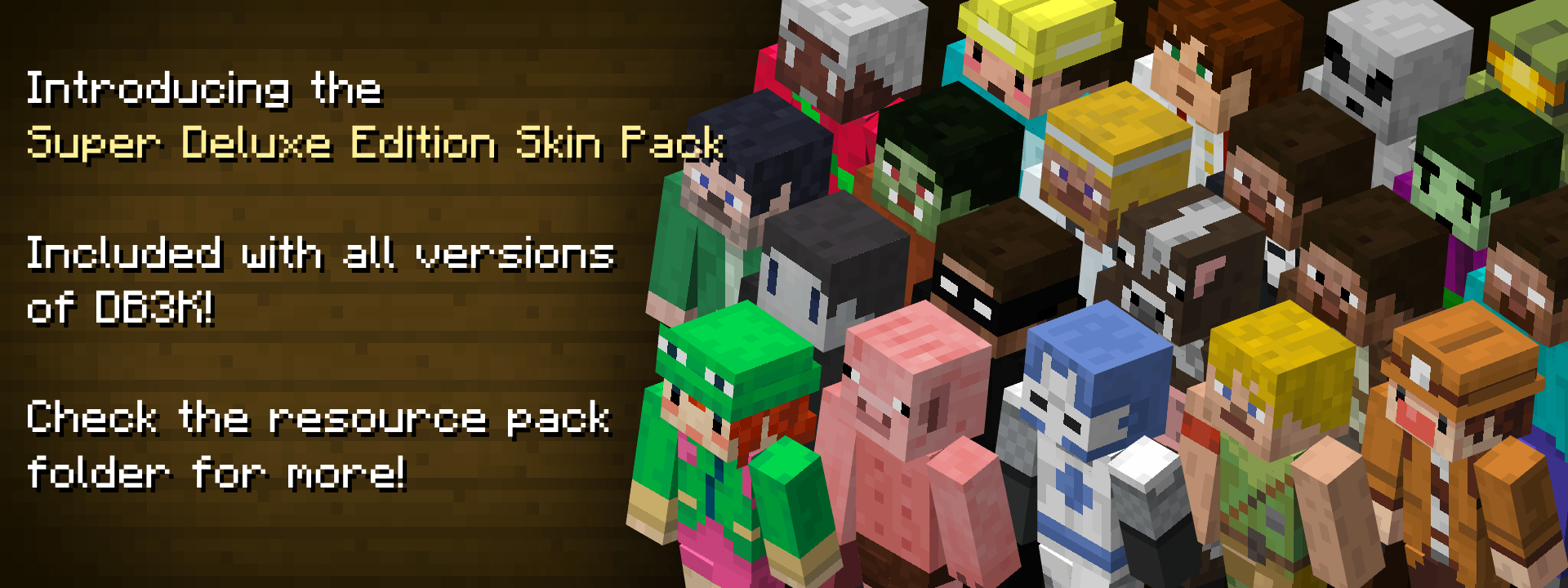Skin pack advertisement