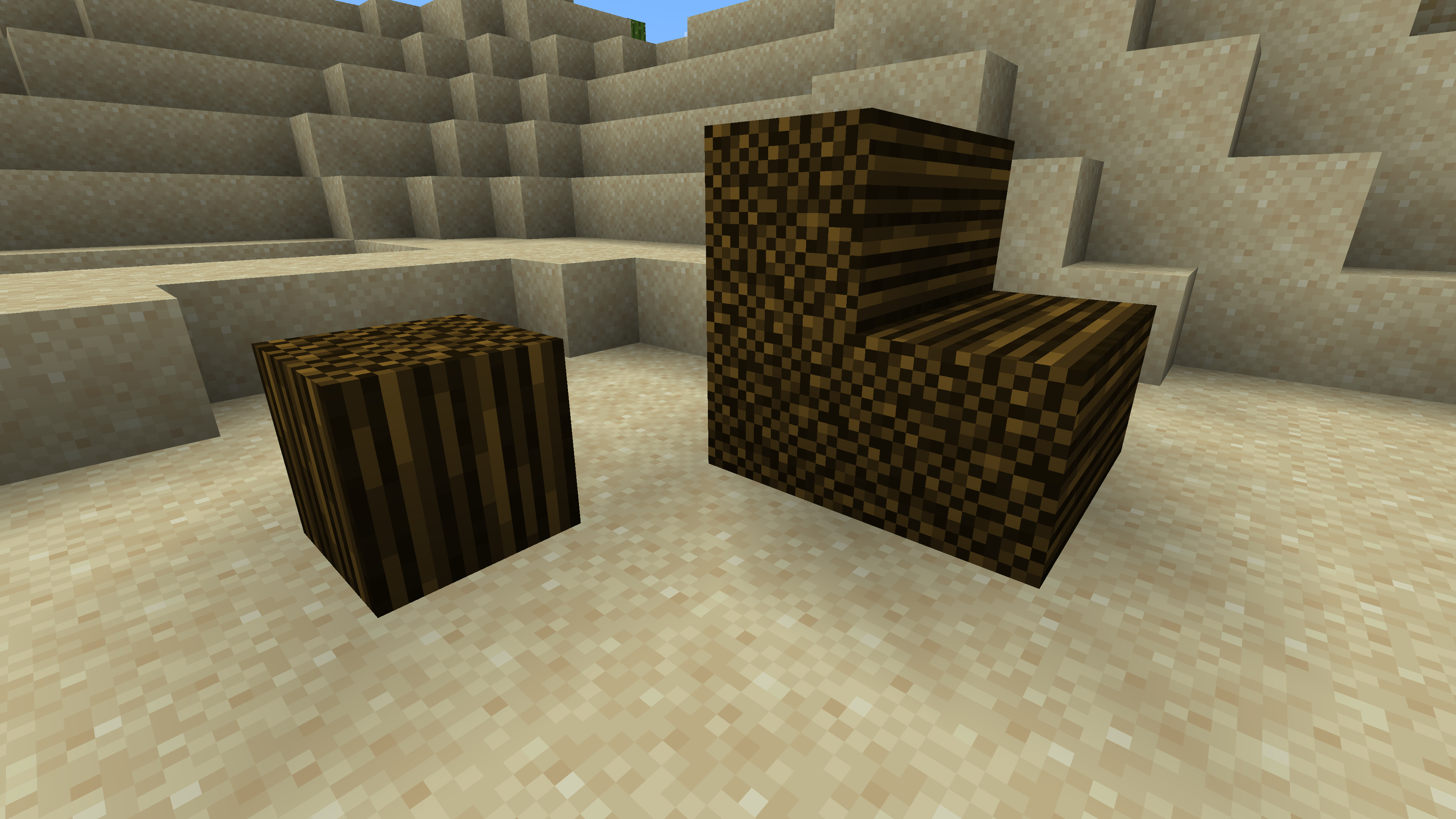 Block of sticks