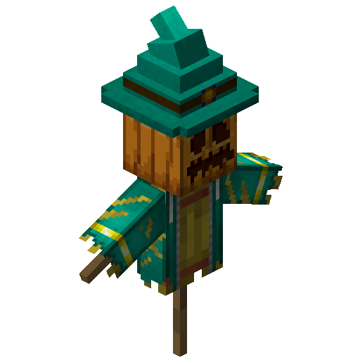 Cyan scarecrow
