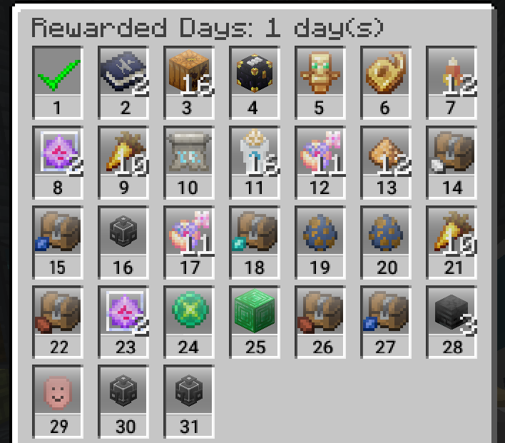 Random Daily Login Rewards