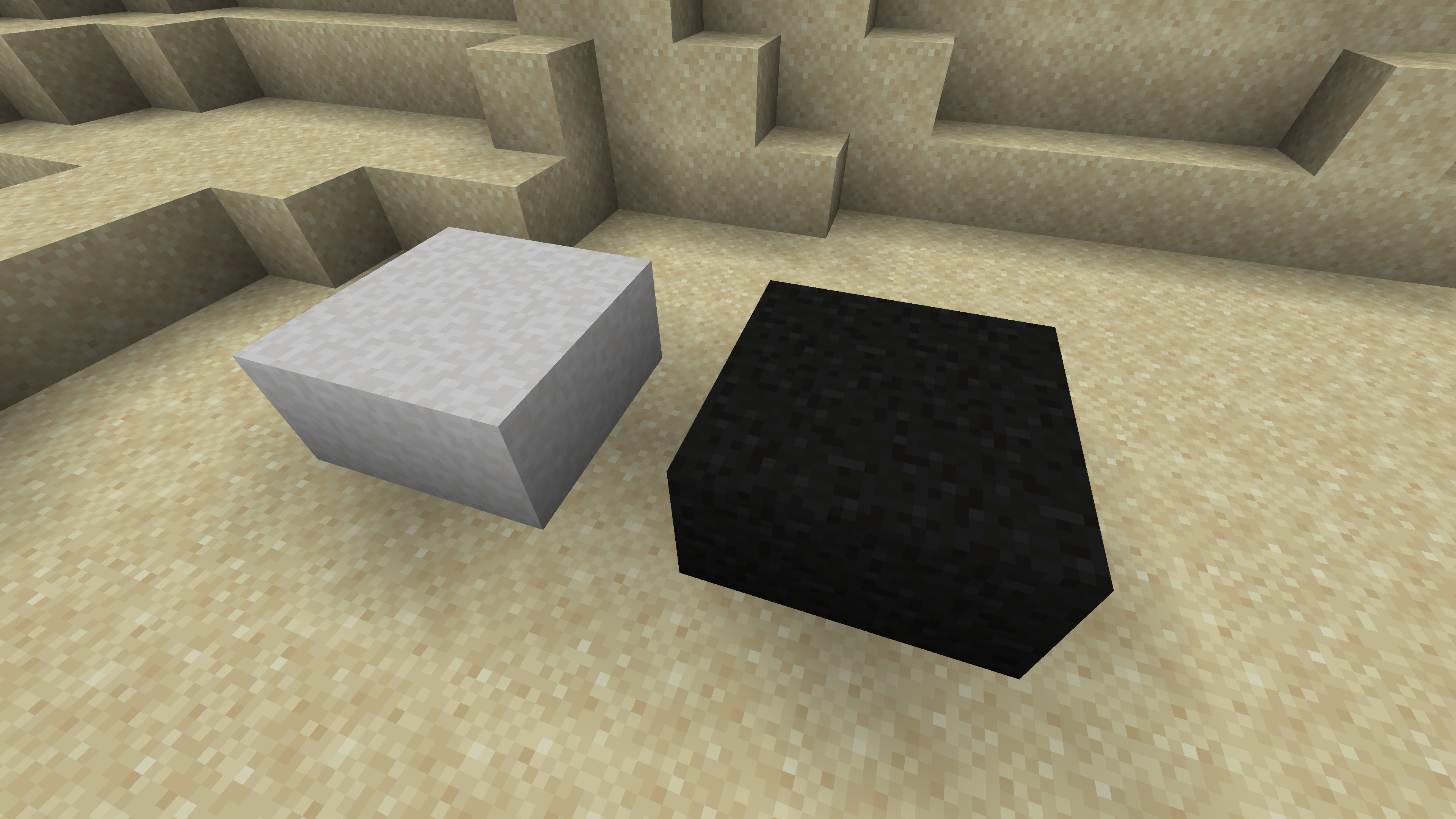 block of pavement and block of asphalt