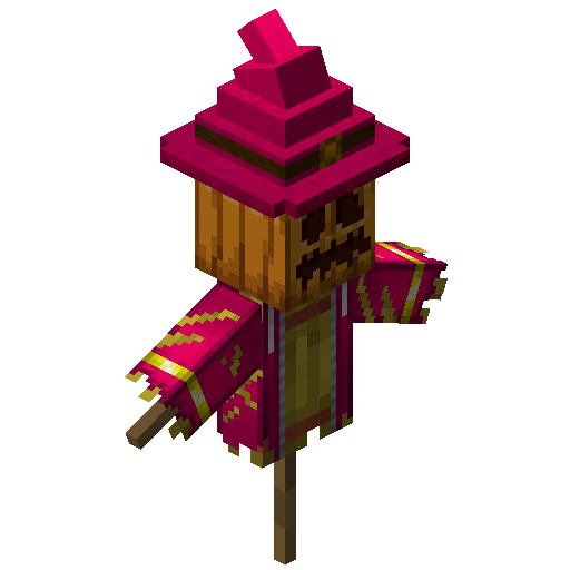 Pink scarecrow
