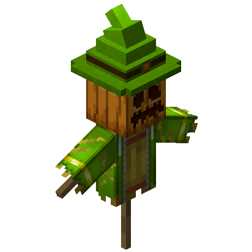 Lime scarecrow